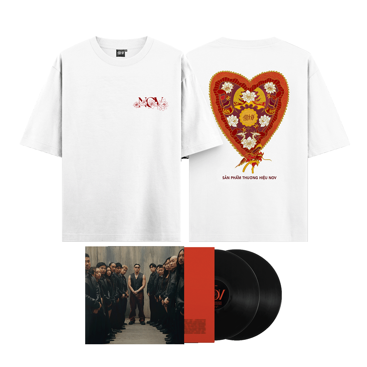PACK T-SHIRT BLANC + CD (au choix)