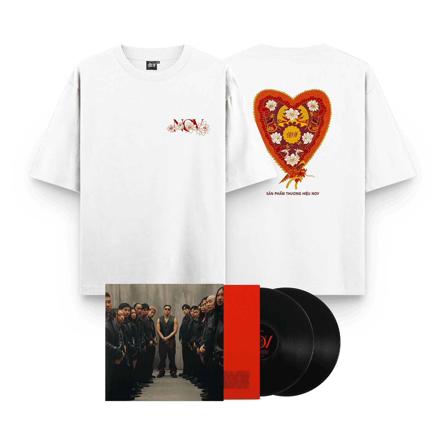 PACK T-SHIRT BLANC + CD (au choix)
