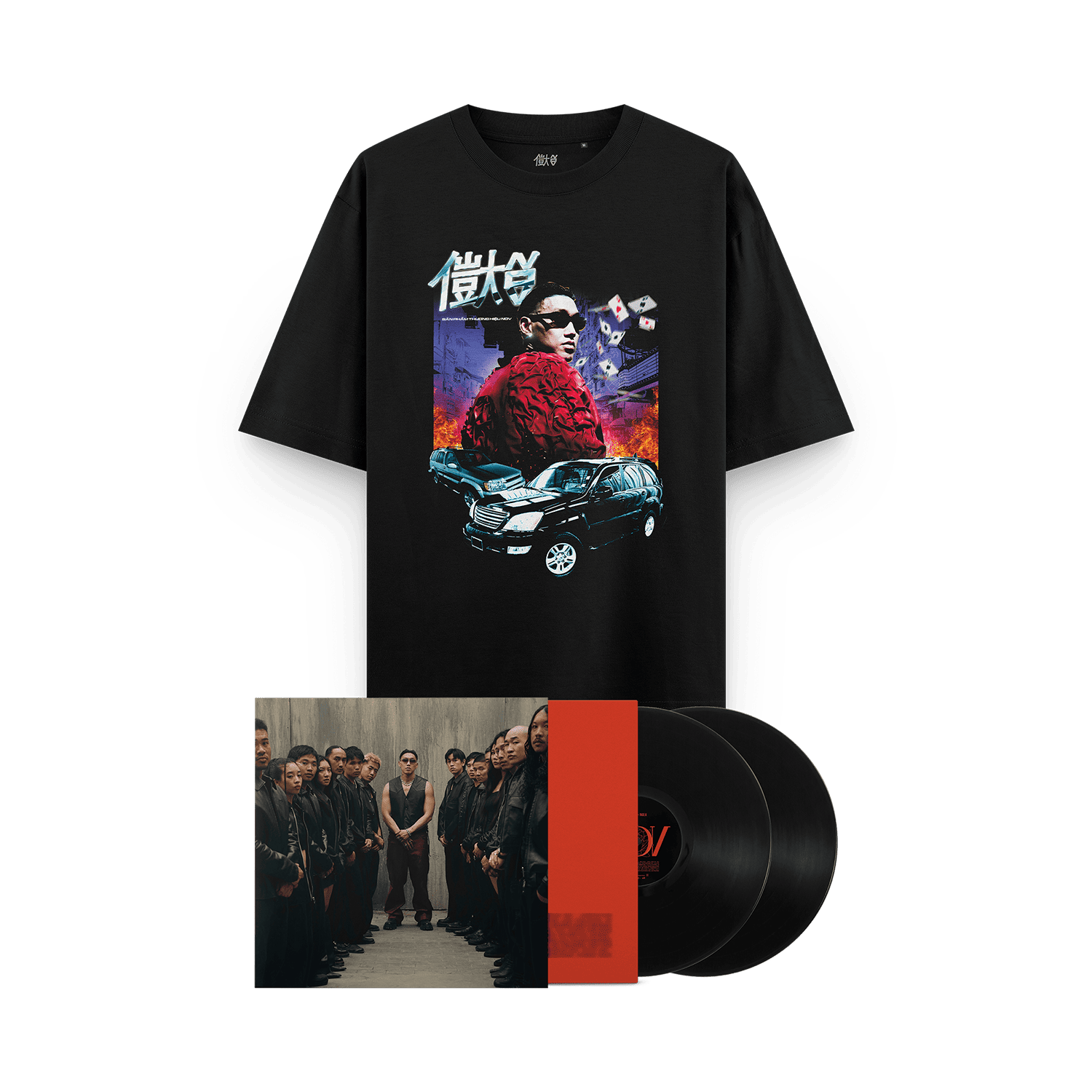 PACK T-SHIRT NOIR + CD (au choix)